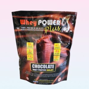 Whey Power Plus® Chocolate Whey Protein Isolate